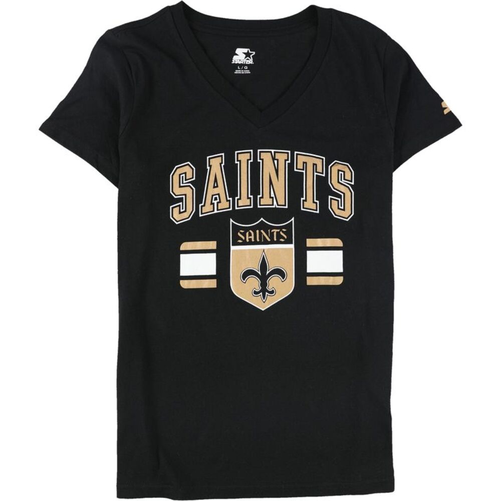 STARTER Womens New Orleans Saints Graphic T-Shirt, NWT